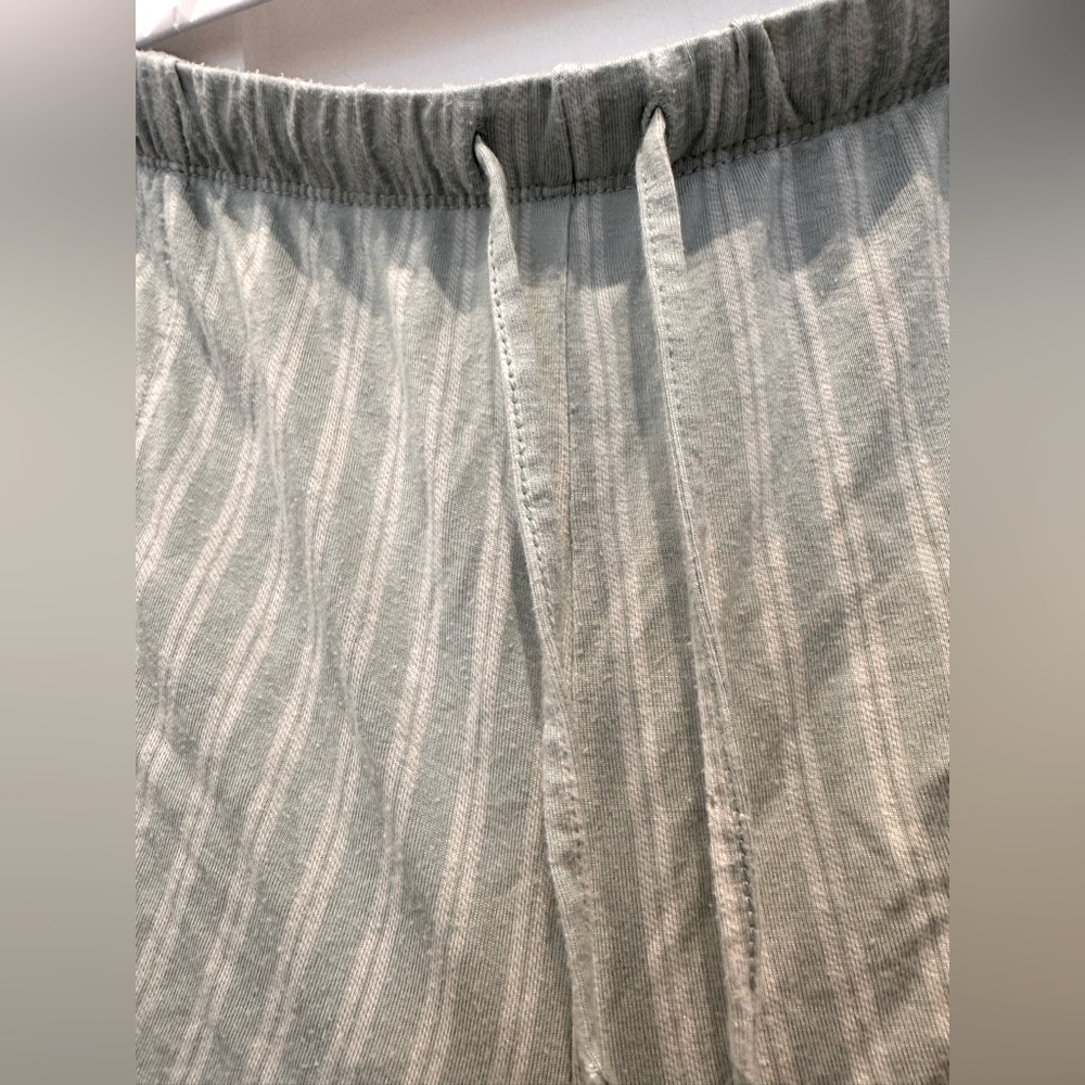 Auden Pretty Mint Green Striped Pajama Short Set - Picture 4 of 4